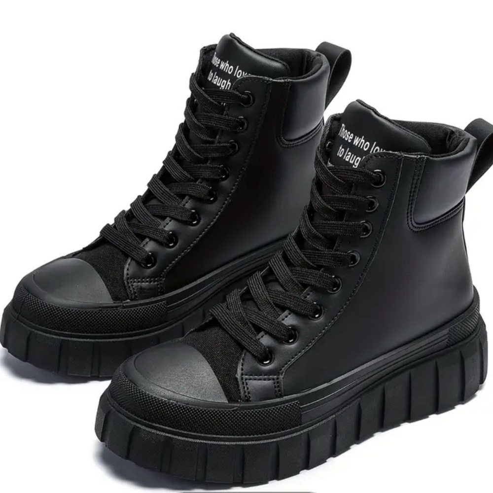 New never worn , thick sole heightening boots light weight